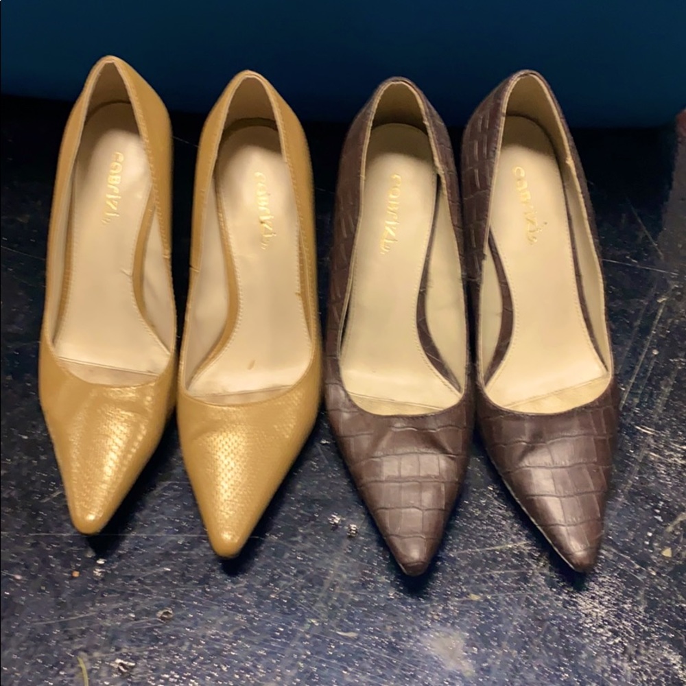 Bundle of heels slightly worn